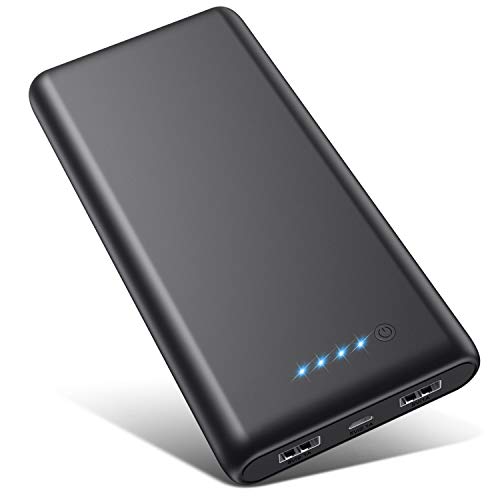 Power Bank, 【26800mAh Updated Version】 Portable Charger High Capacity External Battery Pack with Dual USB Output Quick Charging Portable Phone Charger for Smart Phones Tablets and More (Black)