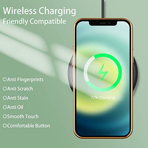 Temdan Clear Case Compatible with iPhone 12 Case/iPhone 12 Pro Case, Non-Yellowing Shockproof Protective Phone Case- Slim Thin