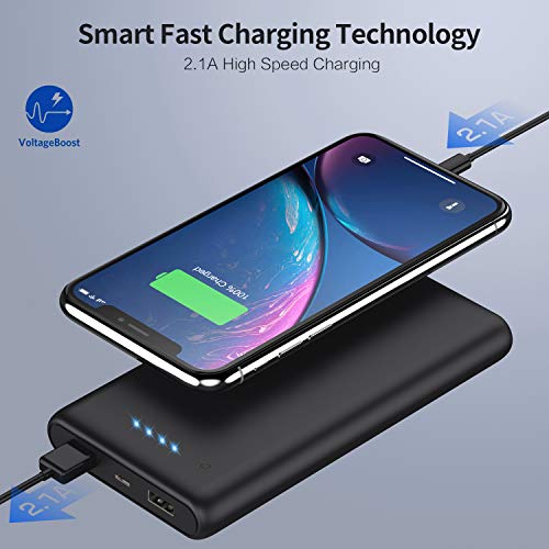 Power Bank, 【26800mAh Updated Version】 Portable Charger High Capacity External Battery Pack with Dual USB Output Quick Charging Portable Phone Charger for Smart Phones Tablets and More (Black)