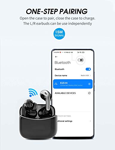 Wireless Earbuds 5.1, Bluetooth Headphones in-Ear, 35H Playtime, USB-C Fast Charge, Wireless Earphones Deep Bass, Touch Control, IPX7 Waterproof Sport Wireless Headphones