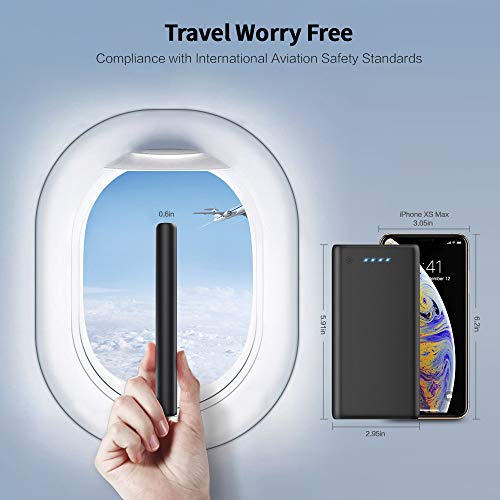 Power Bank, 【26800mAh Updated Version】 Portable Charger High Capacity External Battery Pack with Dual USB Output Quick Charging Portable Phone Charger for Smart Phones Tablets and More (Black)