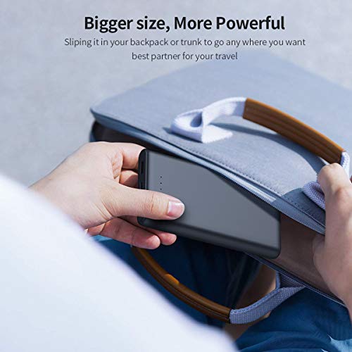 Power Bank, 【26800mAh Updated Version】 Portable Charger High Capacity External Battery Pack with Dual USB Output Quick Charging Portable Phone Charger for Smart Phones Tablets and More (Black)