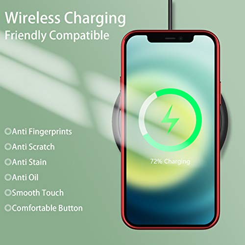 Temdan Clear Case Compatible with iPhone 12 Case/iPhone 12 Pro Case, Non-Yellowing Shockproof Protective Phone Case- Slim Thin