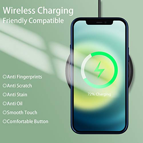 Temdan Clear Case Compatible with iPhone 12 Case/iPhone 12 Pro Case, Non-Yellowing Shockproof Protective Phone Case- Slim Thin