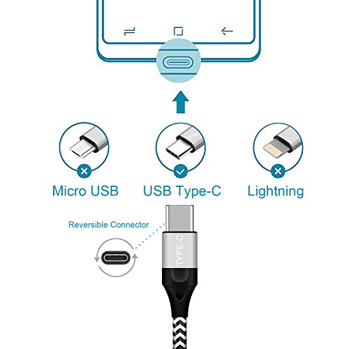 USB Type C Cable Fast Charge 2M 2M,3A Charger Charging Lead for Samsung Galaxy A50 A70 A51 A71 5G A41 A21S A31 A80 A40 A42 A32 A90 Note 9 8 10 20 A20E