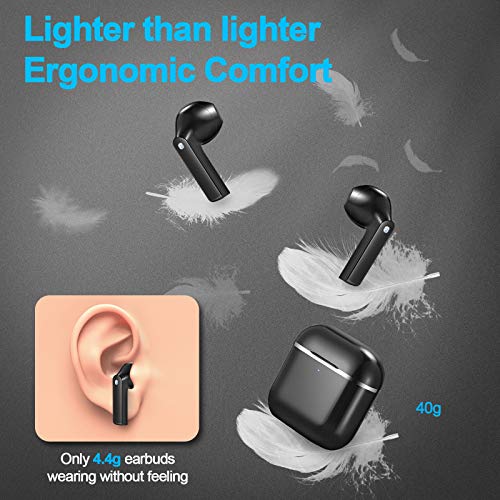 Wireless Earbuds, yobola Wireless Headphones, IPX5 Waterproof Wireless Earphones Touch Control, Bluetooth 5.1 Earbuds, 25 Hrs with USB-C Charging with Running