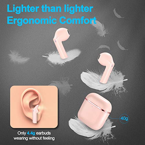 Wireless Earbuds, yobola Wireless Headphones, IPX5 Waterproof Wireless Earphones Touch Control, Bluetooth 5.1 Earbuds, 25 Hrs with USB-C Charging with Running