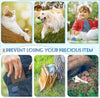 Key or Phone Finders, 4 Pack Portable Mini Bluetooth Tracker, Item Locator GPS Tracking for Pets Wallet Keychain Backpack, App Control Compatible with iOS Android Phone