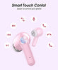Bluetooth Headphones, Wireless Earbuds Bluetooth 5.1, Powerful Bass, 40 Hours Playtime with Charging Case, IPX7 Waterproof, Earphones Suitable for Work, Games and Sports (Black)
