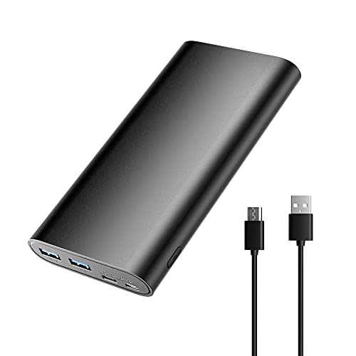 Portable Charger Power Bank, 26800mAh Ultra-High Capacity Fast Charging External Battery Pack with 2Output & 2Input Ports, 5V Power Delivery for iPhone, Samsung, iPad, Tablet, Smartphone and More