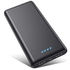 Power Bank, 【26800mAh Updated Version】 Portable Charger High Capacity External Battery Pack with Dual USB Output Quick Charging Portable Phone Charger for Smart Phones Tablets and More (Black)