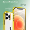 Temdan Clear Case Compatible with iPhone 12 Case/iPhone 12 Pro Case, Non-Yellowing Shockproof Protective Phone Case- Slim Thin