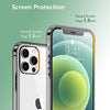 Temdan Clear Case Compatible with iPhone 12 Case/iPhone 12 Pro Case, Non-Yellowing Shockproof Protective Phone Case- Slim Thin