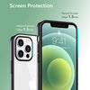 Temdan Clear Case Compatible with iPhone 12 Case/iPhone 12 Pro Case, Non-Yellowing Shockproof Protective Phone Case- Slim Thin