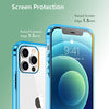 Temdan Clear Case Compatible with iPhone 12 Case/iPhone 12 Pro Case, Non-Yellowing Shockproof Protective Phone Case- Slim Thin