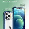 Temdan Clear Case Compatible with iPhone 12 Case/iPhone 12 Pro Case, Non-Yellowing Shockproof Protective Phone Case- Slim Thin