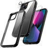 3 in 1 Defender Designed for iPhone 13 Case 6.1 Inch, with 2 Pack Tempered Glass Screen Protector + 2 Pack Camera Lens Protector