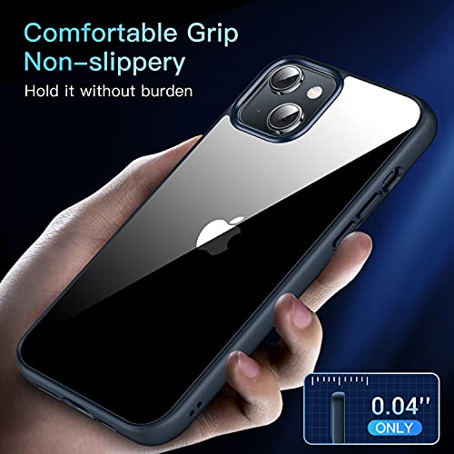 CASEKOO Crystal Clear Designed for iPhone 13 Case, [Not Yellowing] [Military Grade Drop Protection] Shockproof Protective Phone Case 6.1 inch 2021 (Clear)