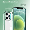 Temdan Clear Case Compatible with iPhone 12 Case/iPhone 12 Pro Case, Non-Yellowing Shockproof Protective Phone Case- Slim Thin