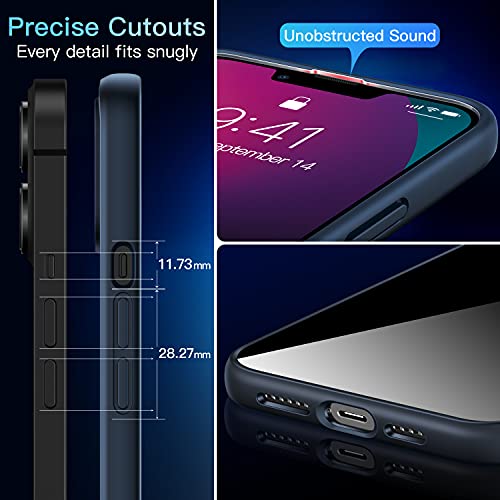 CASEKOO Crystal Clear Designed for iPhone 13 Case, [Not Yellowing] [Military Grade Drop Protection] Shockproof Protective Phone Case 6.1 inch 2021 (Clear)