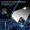 CASEKOO Crystal Clear Designed for iPhone 13 Case, [Not Yellowing] [Military Grade Drop Protection] Shockproof Protective Phone Case 6.1 inch 2021 (Clear)