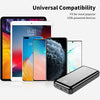 Power Bank 30000mAh Huge Capacity Portable Charger, External Battery with 2 USB Output & Input Ports USB-C Fast Charging Battery Pack for Smartphone Samsung Huawei and More