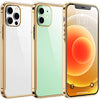 Temdan Clear Case Compatible with iPhone 12 Case/iPhone 12 Pro Case, Non-Yellowing Shockproof Protective Phone Case- Slim Thin