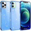 Temdan Clear Case Compatible with iPhone 12 Case/iPhone 12 Pro Case, Non-Yellowing Shockproof Protective Phone Case- Slim Thin