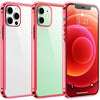 Temdan Clear Case Compatible with iPhone 12 Case/iPhone 12 Pro Case, Non-Yellowing Shockproof Protective Phone Case- Slim Thin