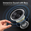 Wireless Earbuds, ERITEX M30 Bluetooth Headphones, Immersive Bass Sound Wireless Earphones Built in Microphones IPX8 Waterproof Bluetooth Earbud in Ear Touch Control, 25 Hrs USB-C for Sports/Running