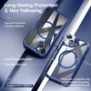 3 in 1 Defender Designed for iPhone 13 Case 6.1 Inch, with 2 Pack Tempered Glass Screen Protector + 2 Pack Camera Lens Protector