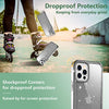 Temdan Clear Case Compatible with iPhone 12 Case/iPhone 12 Pro Case, Non-Yellowing Shockproof Protective Phone Case- Slim Thin