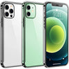 Temdan Clear Case Compatible with iPhone 12 Case/iPhone 12 Pro Case, Non-Yellowing Shockproof Protective Phone Case- Slim Thin