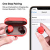 Wireless Earbuds Bluetooth Headphones Premium Fidelity Sound Quality Wireless Charging Case Digital LED Intelligence Display IPX8 Waterproof Earphones Built-in Mic Headset for Sport Black