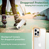 Temdan Clear Case Compatible with iPhone 12 Case/iPhone 12 Pro Case, Non-Yellowing Shockproof Protective Phone Case- Slim Thin