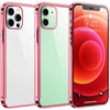 Temdan Clear Case Compatible with iPhone 12 Case/iPhone 12 Pro Case, Non-Yellowing Shockproof Protective Phone Case- Slim Thin