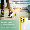 Temdan Clear Case Compatible with iPhone 12 Case/iPhone 12 Pro Case, Non-Yellowing Shockproof Protective Phone Case- Slim Thin