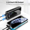 Power Bank 30000mAh Huge Capacity Portable Charger, External Battery with 2 USB Output & Input Ports USB-C Fast Charging Battery Pack for Smartphone Samsung Huawei and More