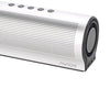 silver bluetooth speaker - wireless dual pairing up to 40w